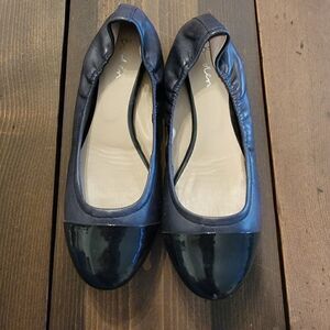 BODEN Leather Ballet Flats Black Size 39